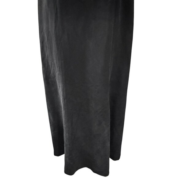 Dana Buchman 100% Silk Black Maxi Dress – Size 10 - Picture 3 of 6